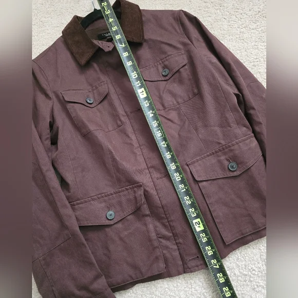 NWOT TALBOTS Brown Waxed Barn Jacket - Picture 7 of 8